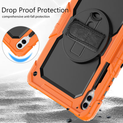 Heavy Duty 360° Case For Samsung Galaxy TAB S9/S9 Plus/S9 Ultra 2023 Military Grade Shockproof Protector Case with Pen Holder & Strap