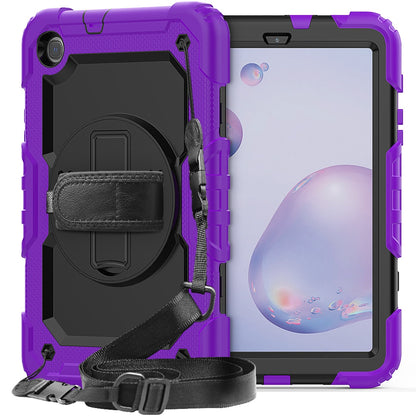 360 Heavy Duty Case Cover For Samsung Tab with Hand Strap & Kickstand Tablet Samsung Galaxy Tab A 8.0 8.4 10.1 10.5 Tab E 8.0 Protective Cover