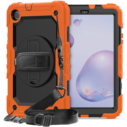 360 Heavy Duty Case Cover For Samsung Tab with Hand Strap & Kickstand Tablet Samsung Galaxy Tab A 8.0 8.4 10.1 10.5 Tab E 8.0 Protective Cover