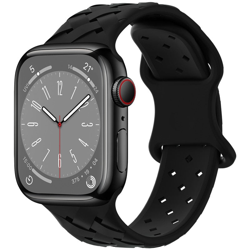 Silicone Performance Sport Band For Apple Watch Band 38-40-41mm / 42-44-45mm / 49mm for iWatch Series 3 4 5 6 7 8 SE Ultra