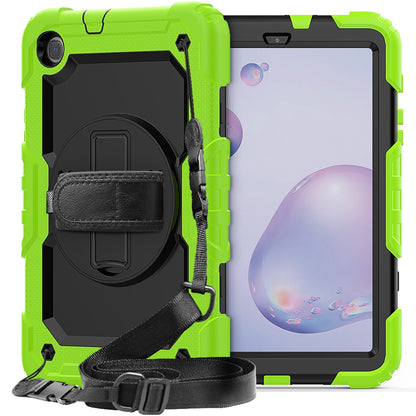 360 Heavy Duty Case Cover For Samsung Tab with Hand Strap & Kickstand Tablet Samsung Galaxy Tab A 8.0 8.4 10.1 10.5 Tab E 8.0 Protective Cover