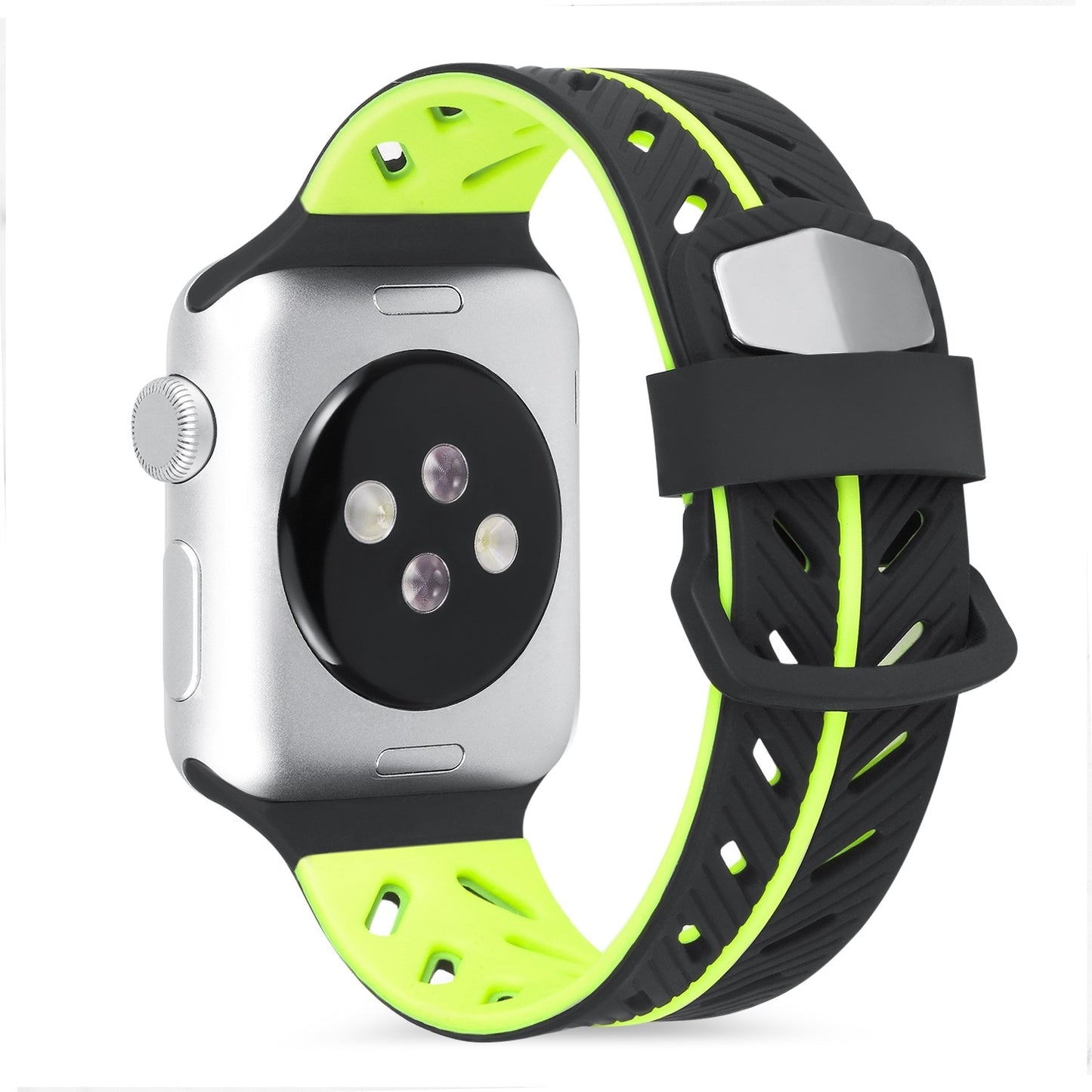 Silicone Sport Watch Band For Apple Watch Band Replacement Wristband For IWatch 8 7 6 5 4 3 SE