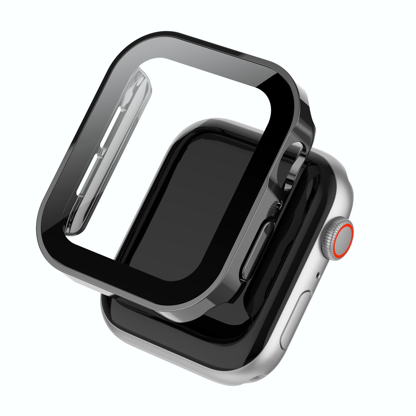 Premium Screen Protector Case Tempered Glass For Apple Watch Series 9