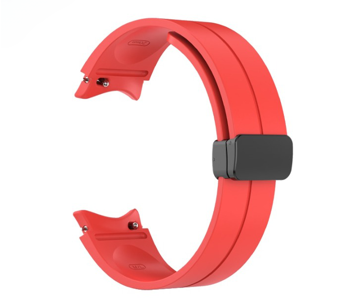 Silicone Strap Watchband for Samsung Watch with Magnetic Buckle