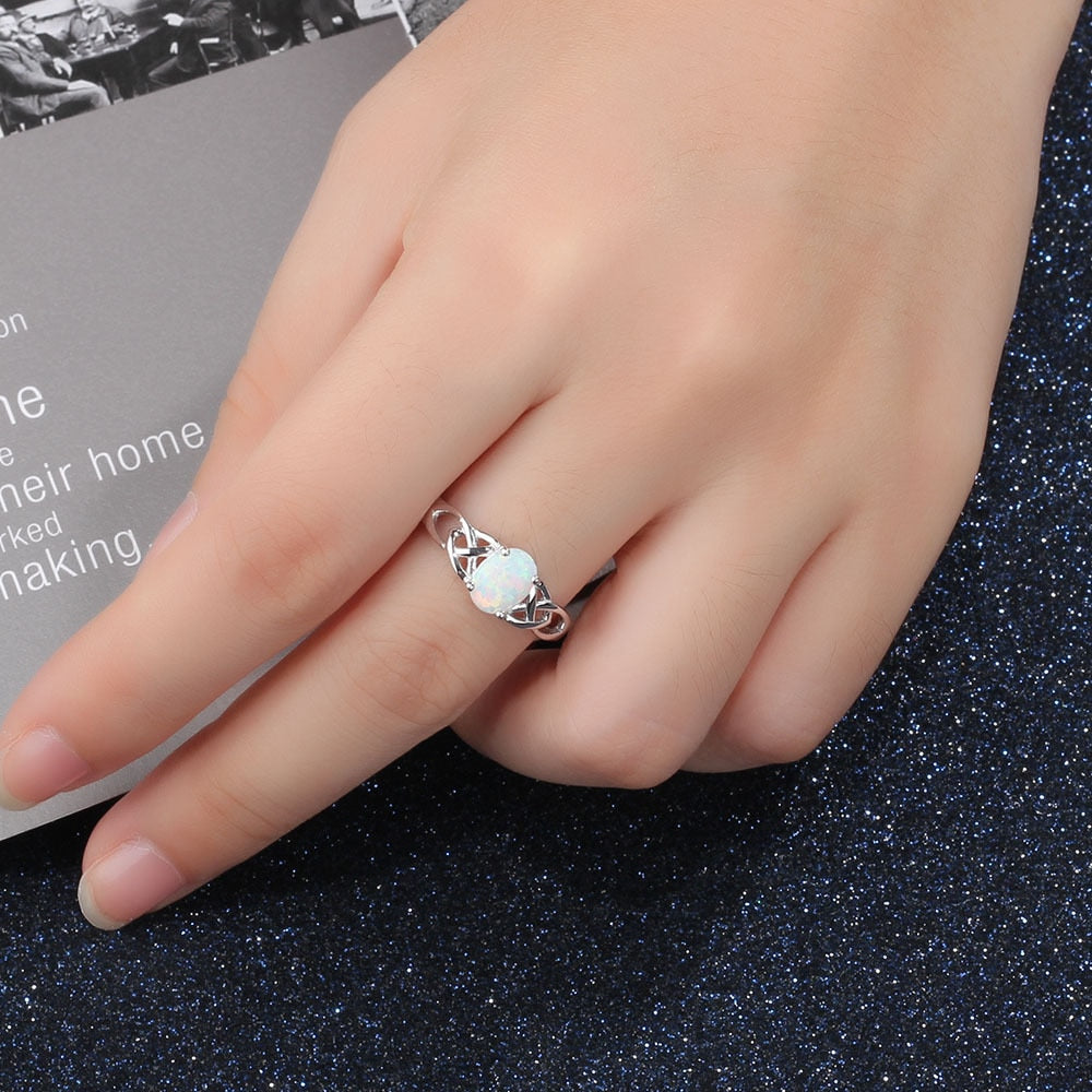 Womens 925 Sterling Silver Ring